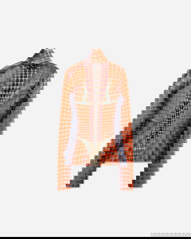 Риза Jean Paul Gaultier Re-Edition Dots Print Mesh Long-Sleeve Turtleneck Top Многоцветен | 26-01-W-TO445-M018P 271540, 2