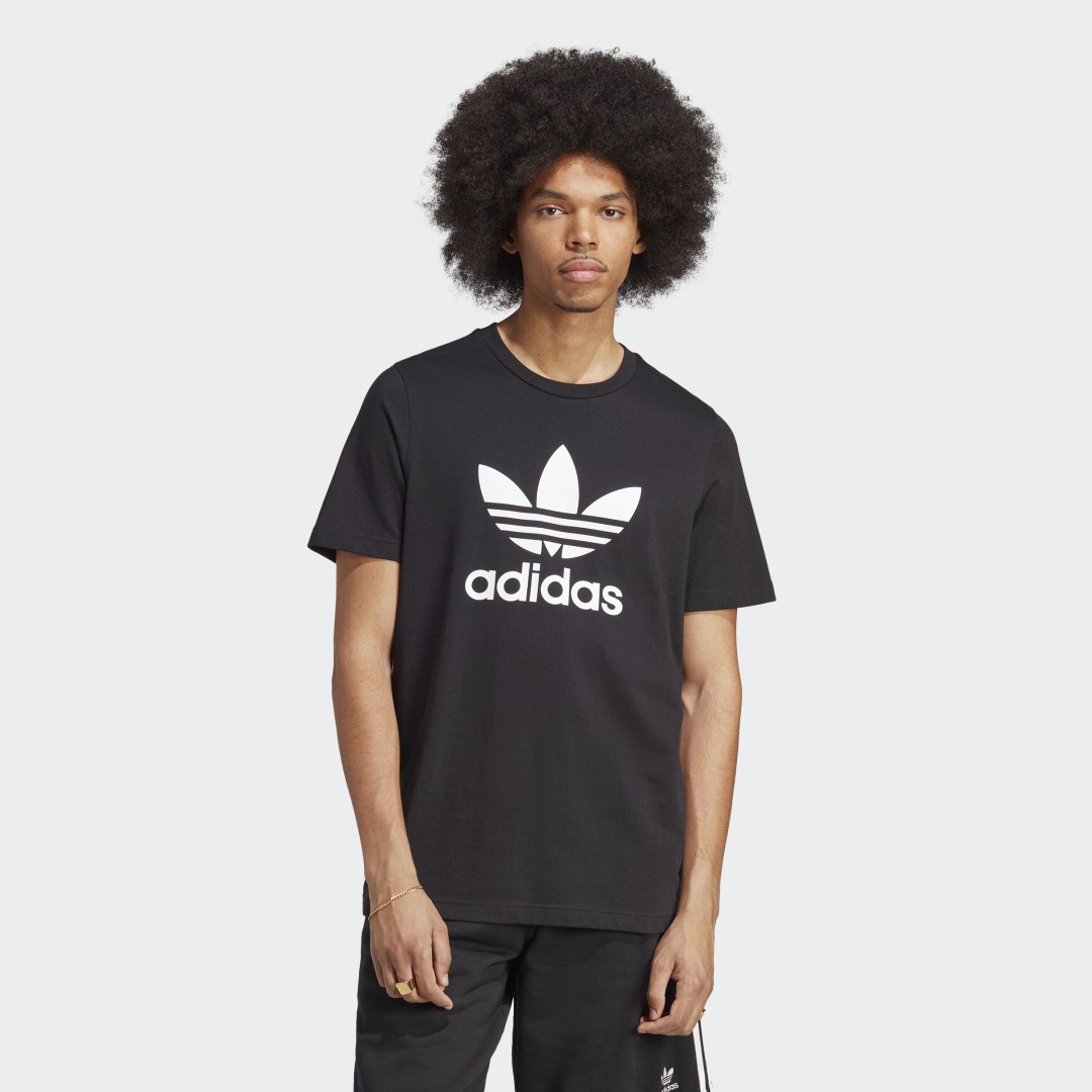 Тениска adidas Originals Adicolor Classics Trefoil T-Shirt Черно | IA4815, 0