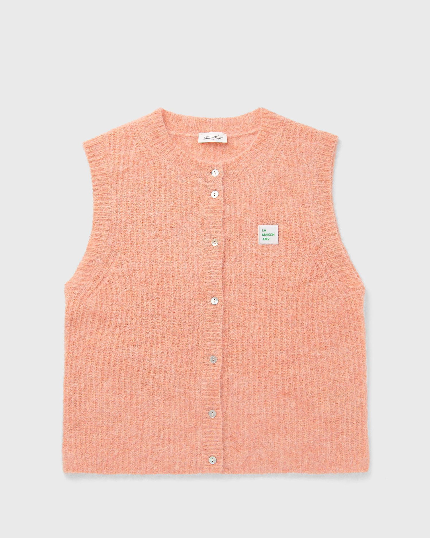 Пуловер American Vintage American Vintage EAST Vest Оранжево
 | EAST19MCE25-PECHES-BLANCHE-CHINE, 0