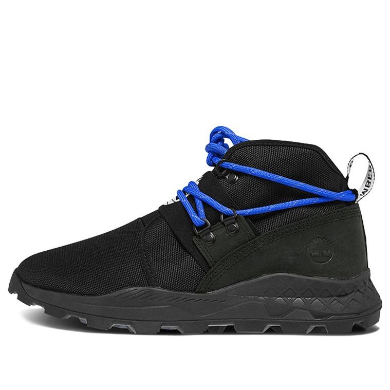 Кецове и обувки Timberland Brooklyn Leather and Fabric Chukka Черно | A2BU2, 0
