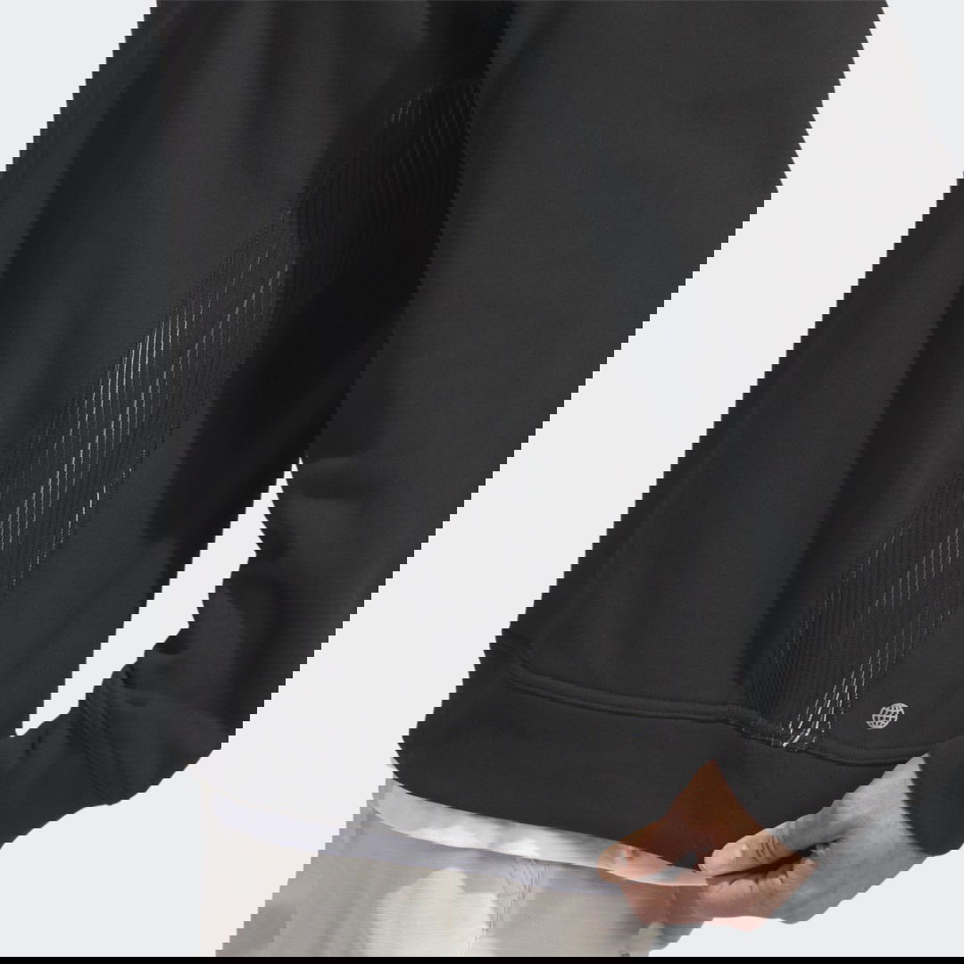 Суитчър adidas Originals Adicross x Burning Cart Layer Crew Golf Черно | IB2067, 1