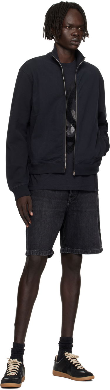 Суитчър Acne Studios Acne Studios Zip-Up Sweatshirt Черно | CI0200-, 3