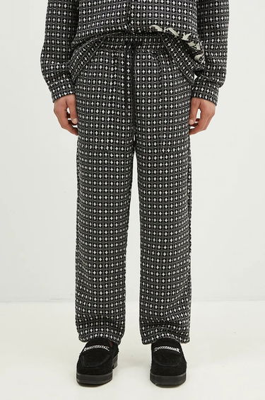 Панталони Pleasures Cross Easy Pants Patterned Сиво | P24F035, 0