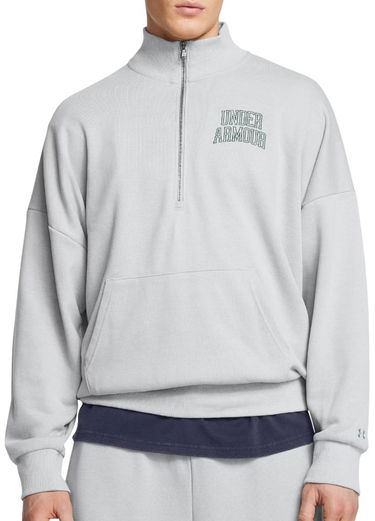 Суитчър Under Armour UA Icon HWT Terry Oversized 1/2 Zip Top Сиво | 1386550-011, 0