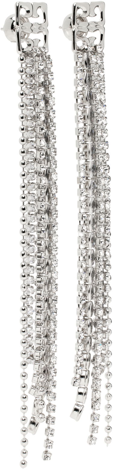Обеци Givenchy 4G Liquid Crystal Drop Earrings Металик | BF111RF005040, 1