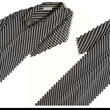 Риза YMC YMC Malick Seersucker Stripe Vacation Shirt, Size Large Тъмно синьо | P2YMG-40, 0