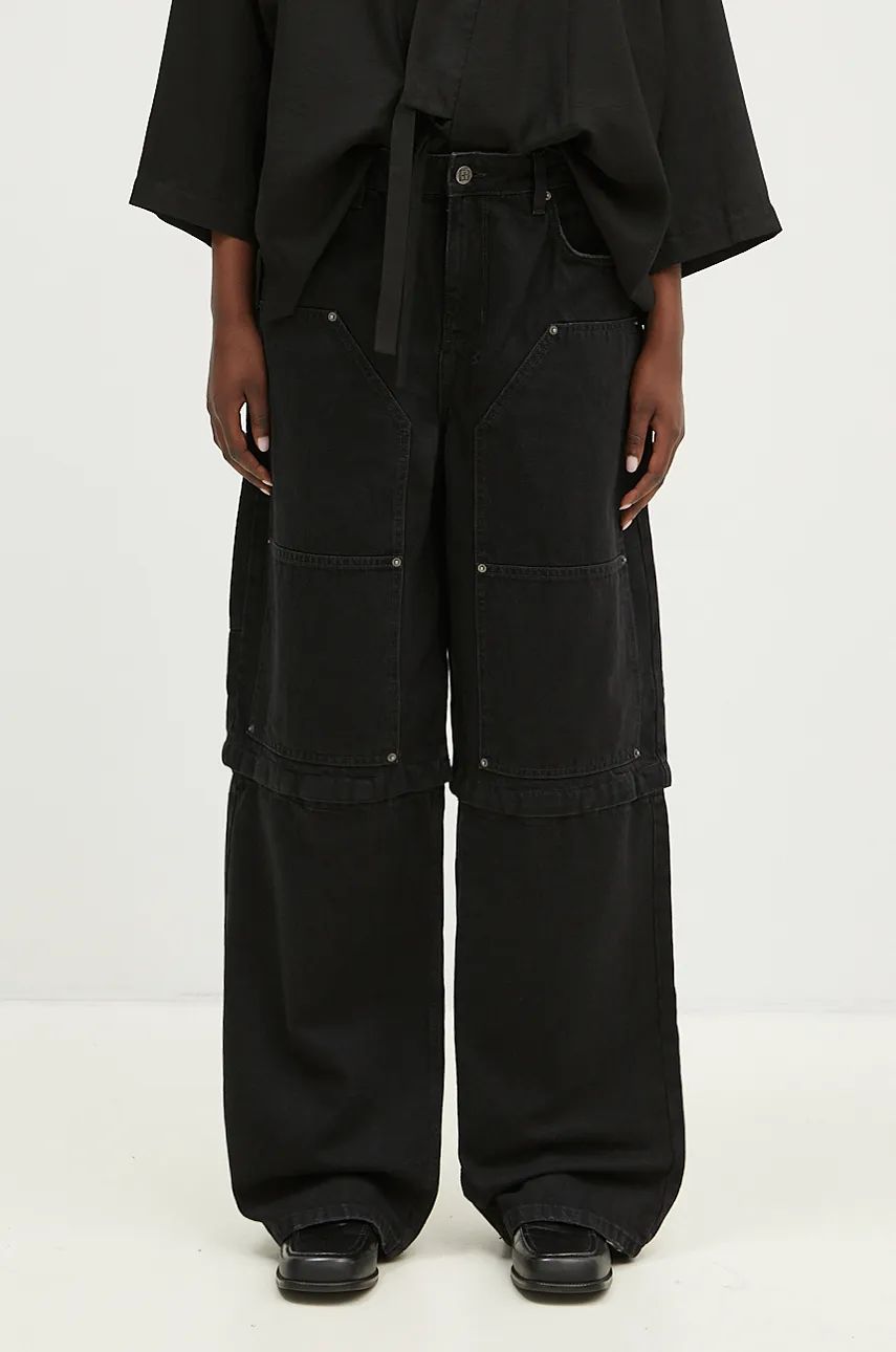 Дънки Ksubi Carpenter High Waist Jeans Черно | WFA24DJ010, 0