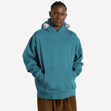 Суитчър Pleasures Worms Hoodie Тюркоазено | P23F022-GREEN, 0