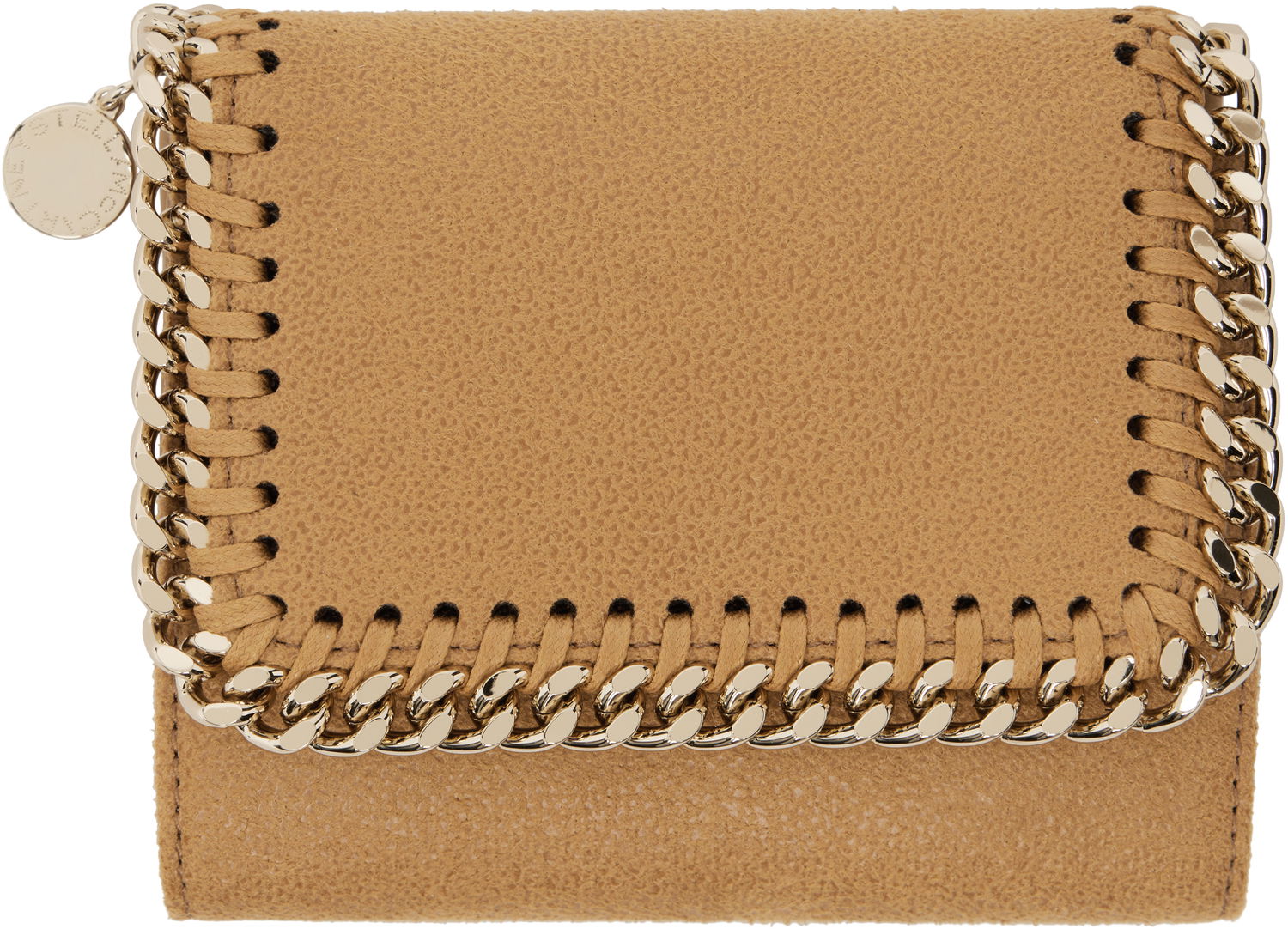 Портфейл Stella McCartney Small Chain Flap Wallet Бежово | 431000WP0404, 0
