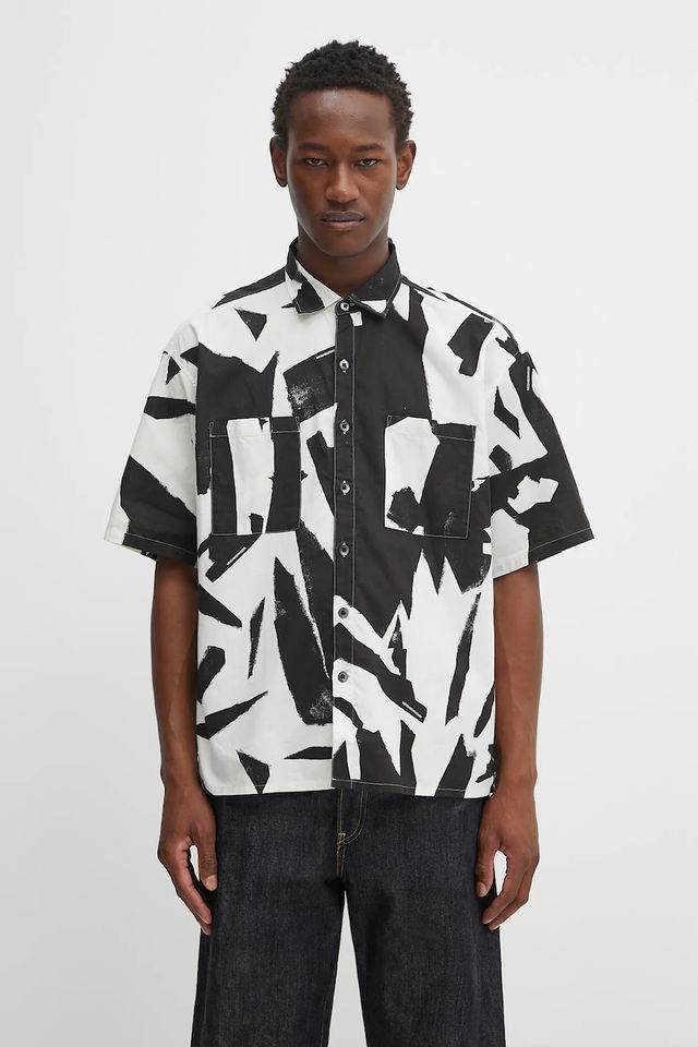 NEIGHBORHOOD Abstract Pattern Relaxed Fit Shirt