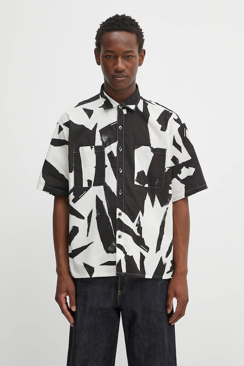 Риза Neighborhood NEIGHBORHOOD Abstract Pattern Relaxed Fit Shirt Многоцветен | 251TSNH.SHM13