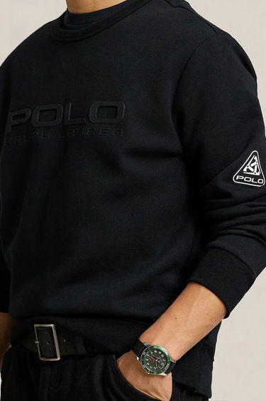 Пуловер Polo by Ralph Lauren Black Sweatshirt With Embroidered Logo Черно | 710959026, 3