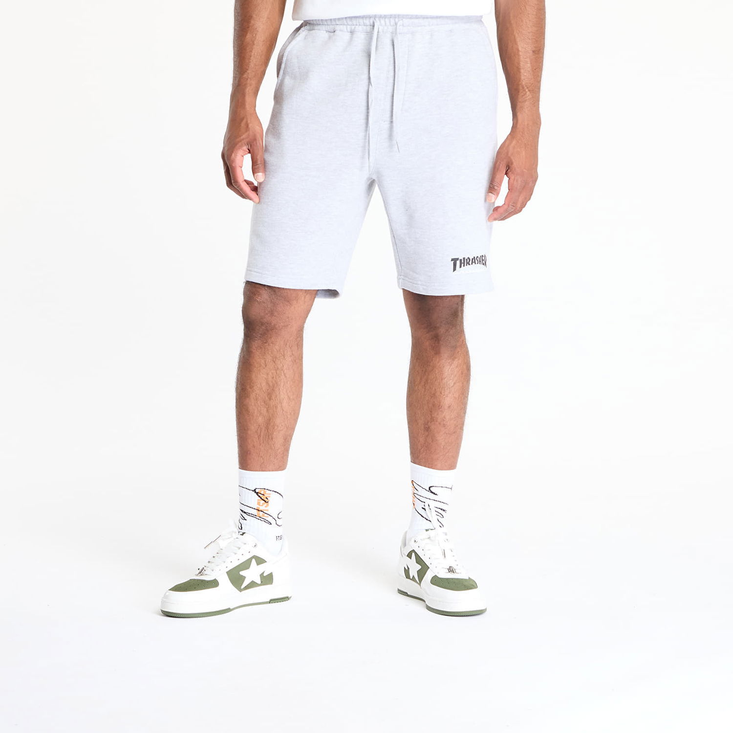 Къси панталони Thrasher Thrasher Mag Logo P.E. Shorts Сиво | 145571, 0