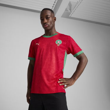 Тениска Puma Morocco 2025 Home Jersey Червено | 777696_01, 0