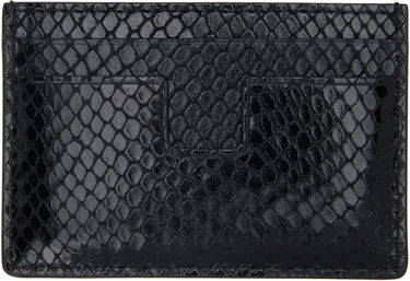 Портфейл Tom Ford TOM FORD Printed Python Card Holder Черно | YM232-LCL471G, 1