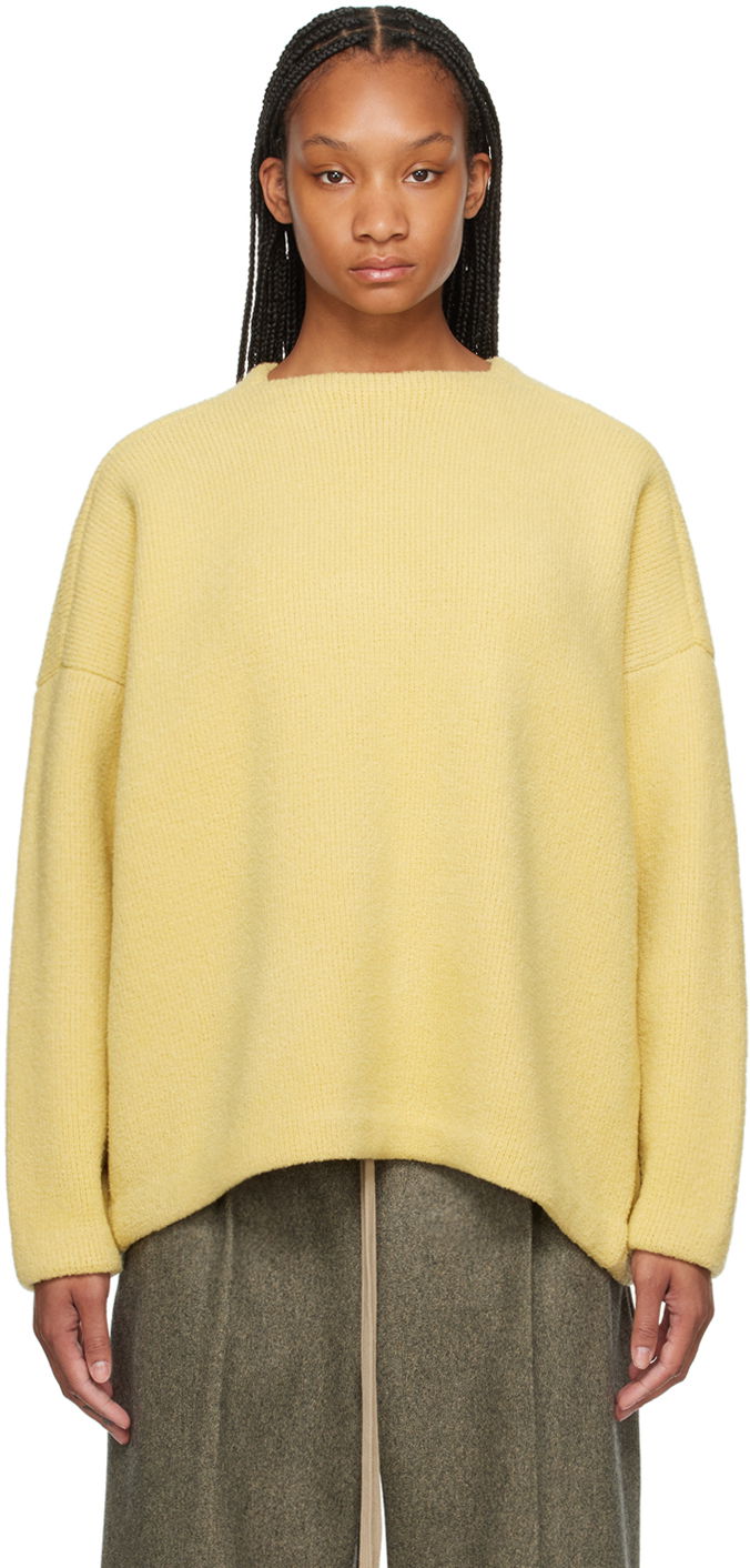 Пуловер Fear of God Yellow Square Neck Sweater Жълто | FG820-0121WOL