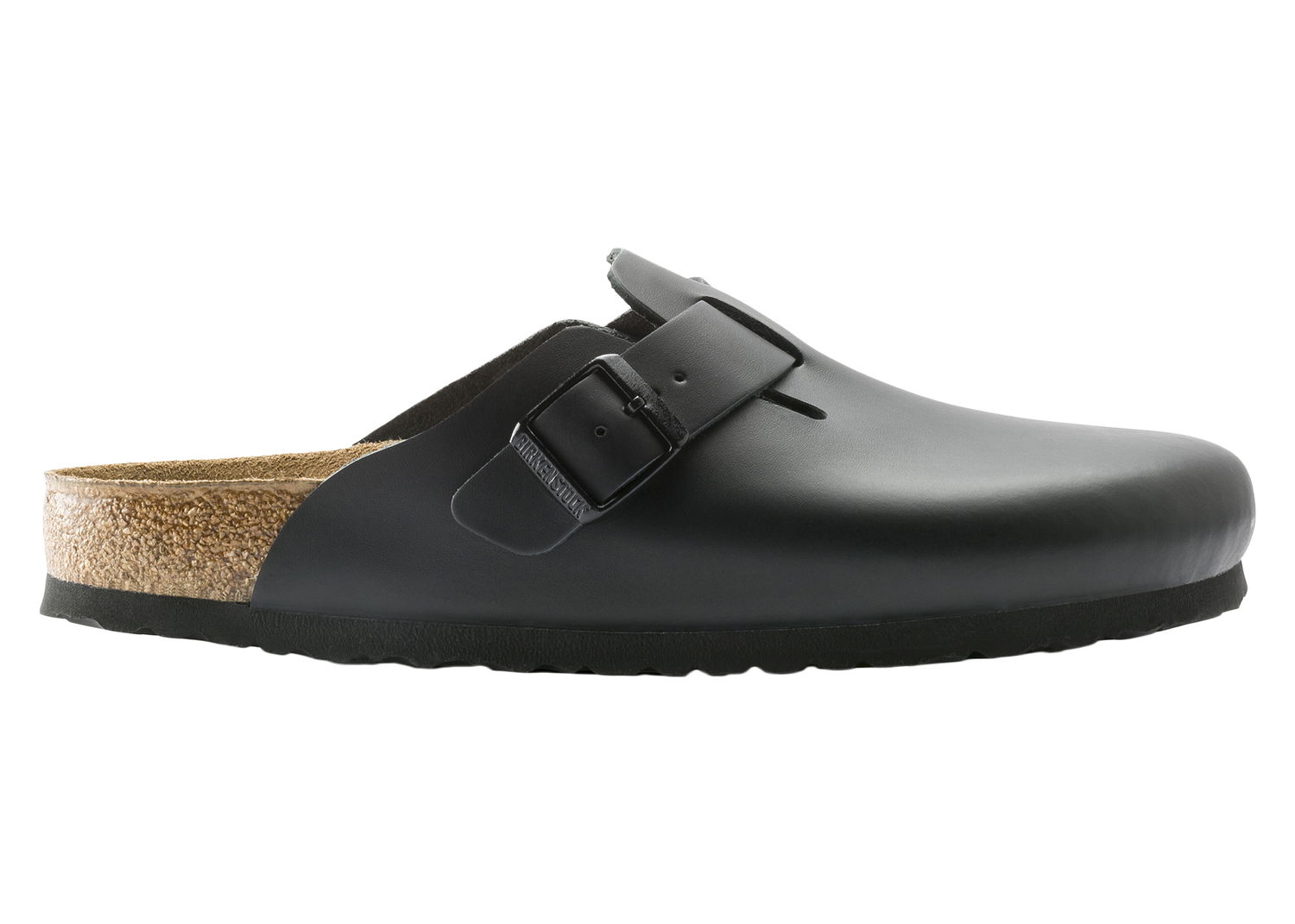 Кецове и обувки Birkenstock Boston Natural Leather Black Черно | 0060191/0060193, 0