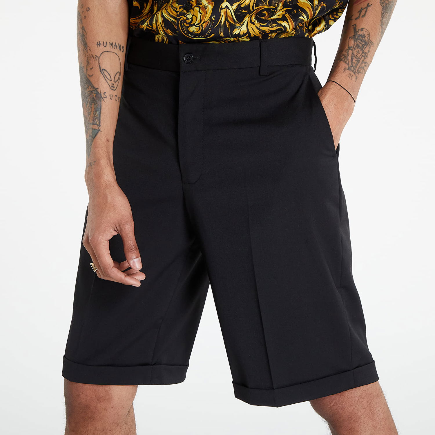Къси панталони Han Kjøbenhavn Suit Shorts Черно | M-131182-001, 1