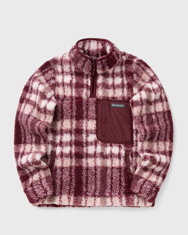 Пуловер Columbia Women's Plaid Print Sherpa Fleece Pullover Бургунди | 2085734624, 0