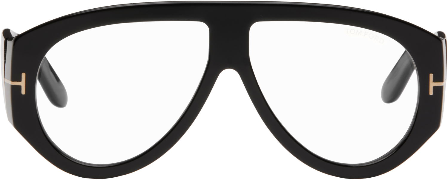 Слънчеви очила Tom Ford Aviator Blue Block Glasses Черно | FT5958-B_60001, 0