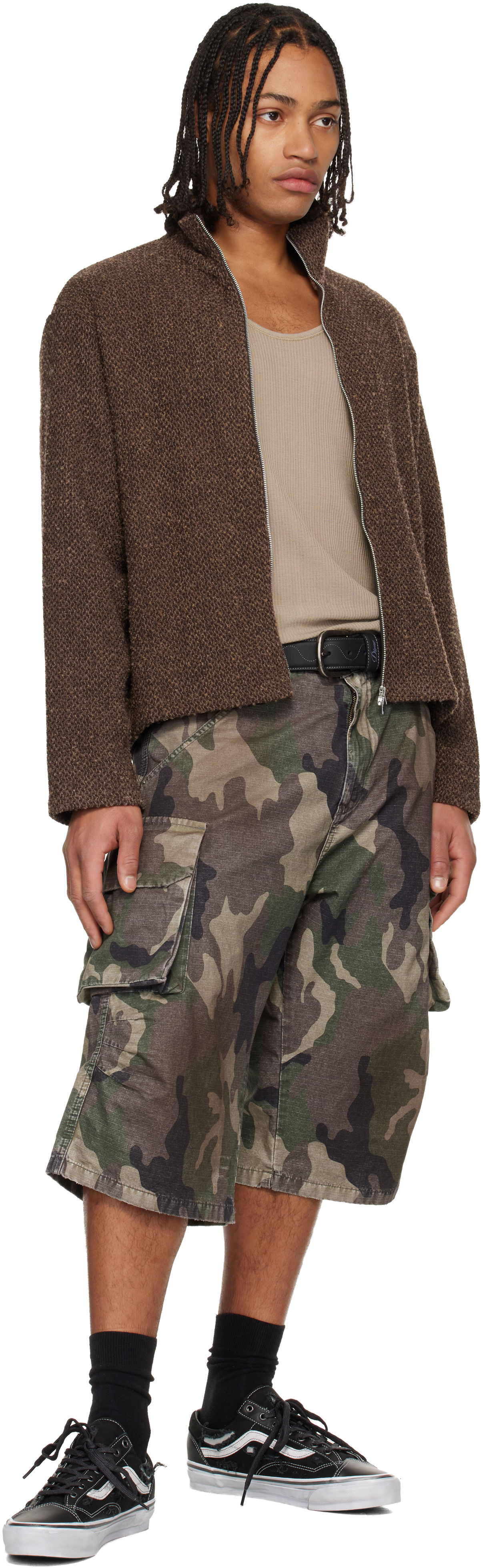 Колани Dime Desert Wavy Stitch Leather Belt with Silver-Tone Buckle Металик | DIMEHO2532BLK, 1