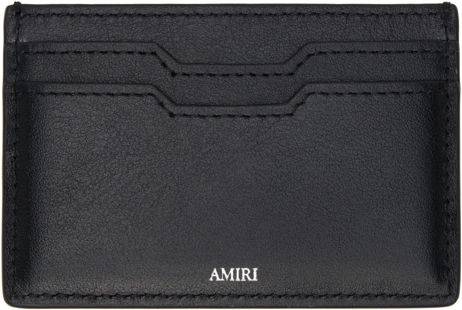 Портфейл AMIRI Three Star Leather Card Holder Черно | AMACCO1016, 1
