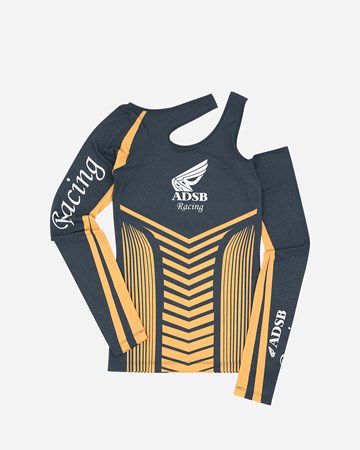 Тениска Andersson Bell ADSB Racing Cut Out T-shirt Тъмно синьо | atb928w, 0