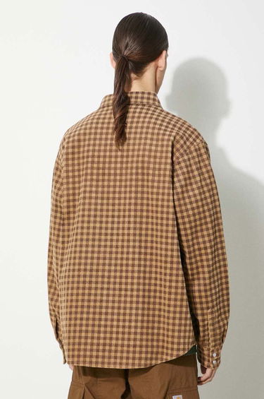 Риза BBC IceCream ICECREAM Corduroy Check Shirt Jacket Кафяво | IC24119, 1