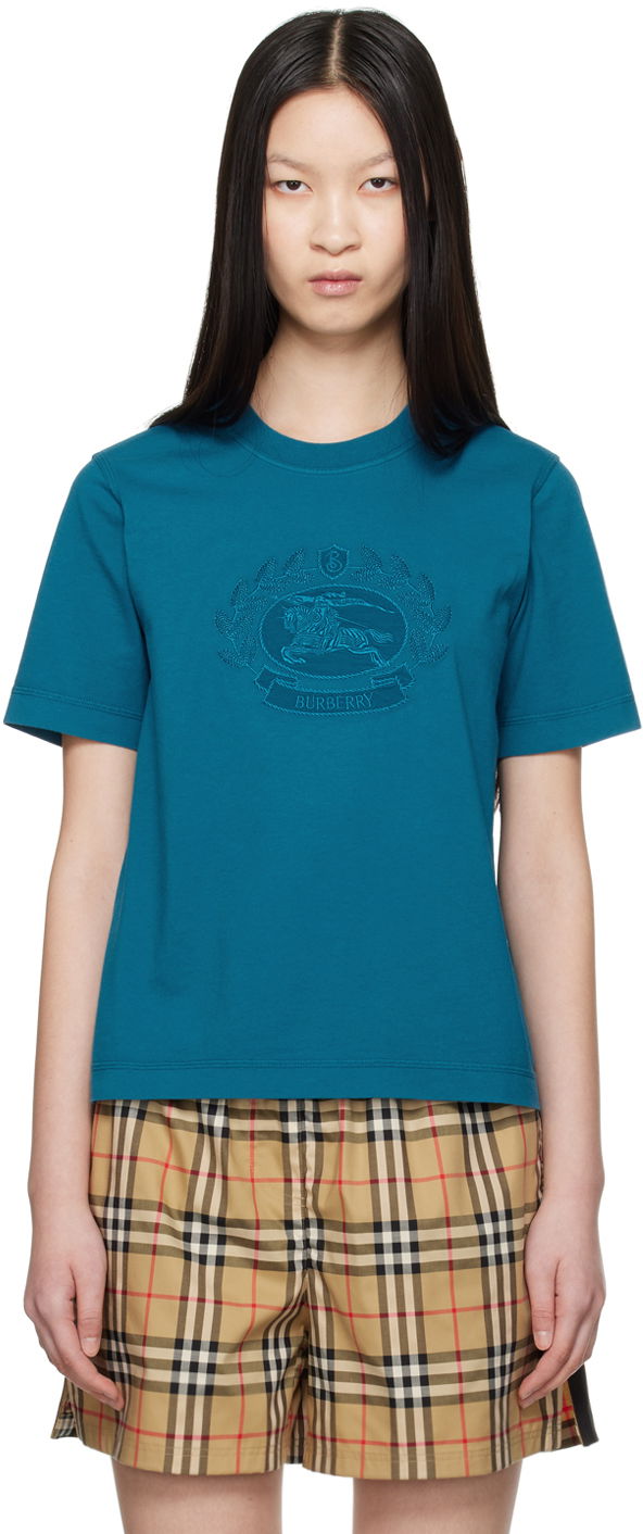 Тениска Burberry Blue EKD T-Shirt Синьо | 8093653