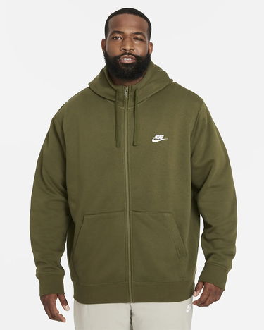 Суитчър Nike Fleece Full-Zip Hoodie Зелено | BV2645-327, 3