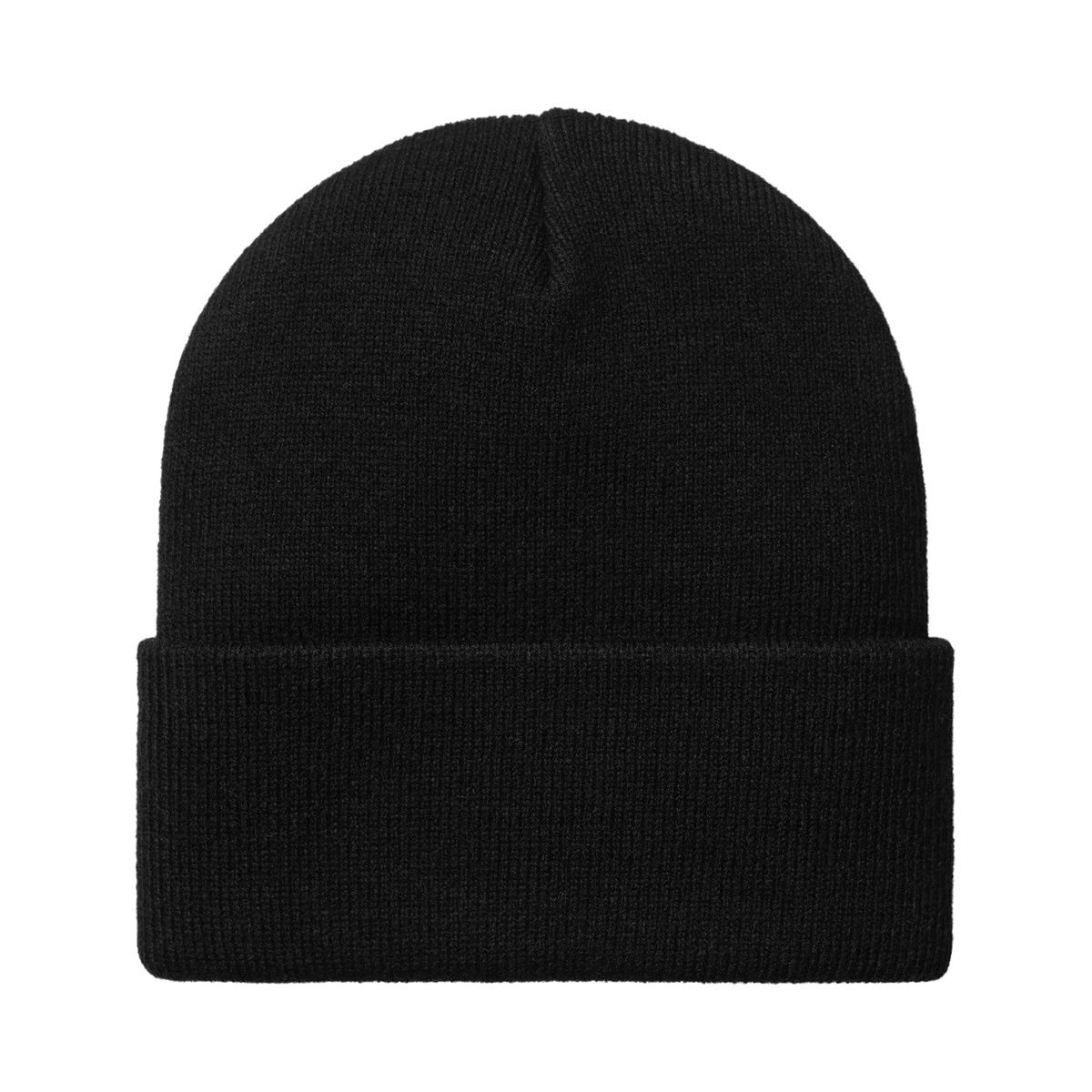 Шапка Carhartt WIP Black Logo-Patch Ribbed Beanie Черно | I034369_2, 1