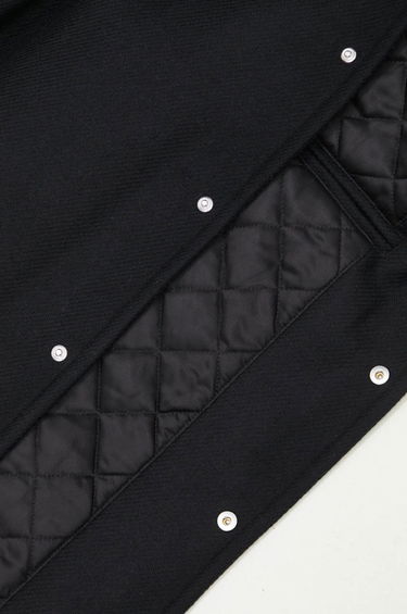 Яке бомбър MAISON KITSUNÉ Black Varsity Jacket Черно | NM02120WM0026, 5