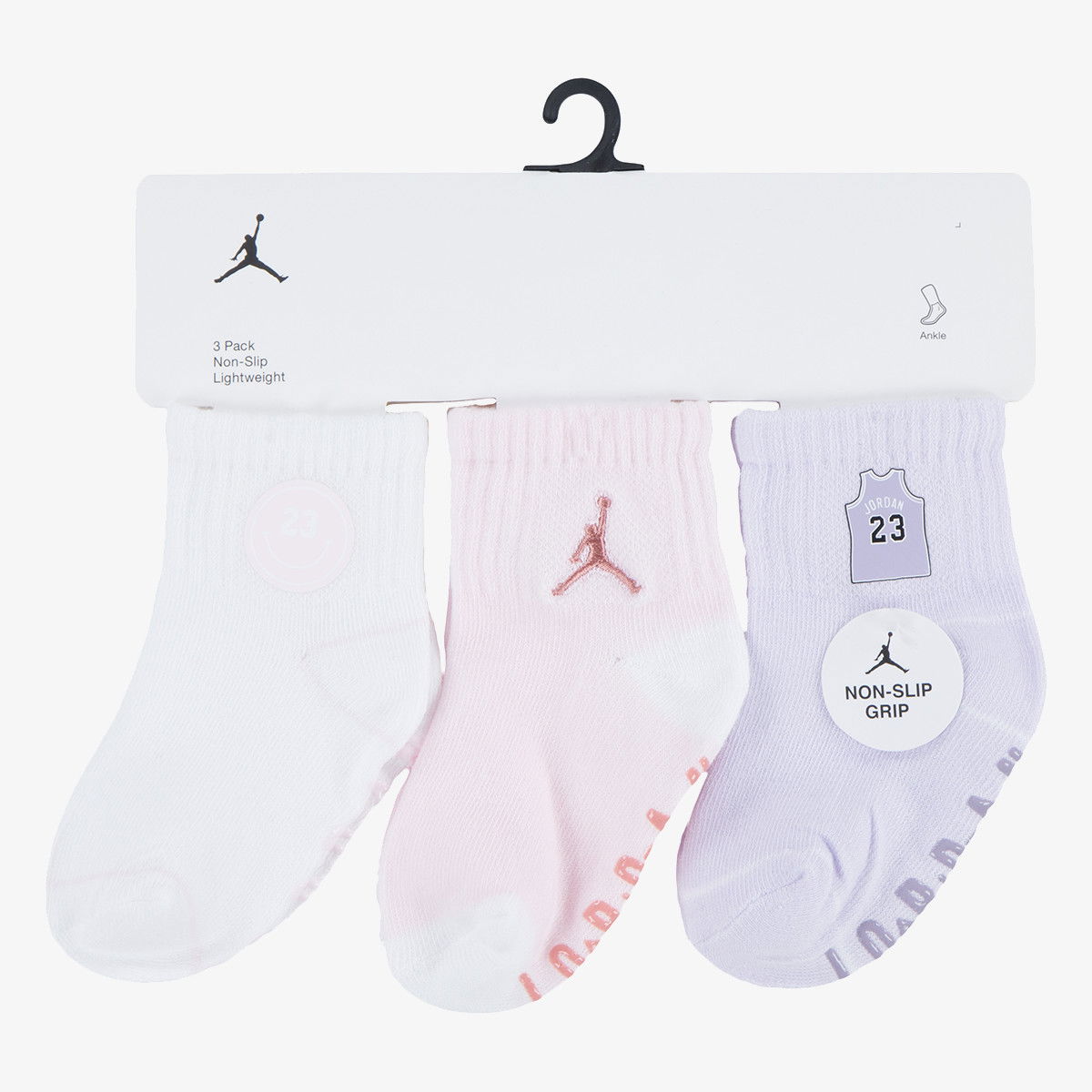 Чорапи Jordan JHN ICON PATCHES 3PK GRIPPER Сиво | NJ0662-AG0, 0