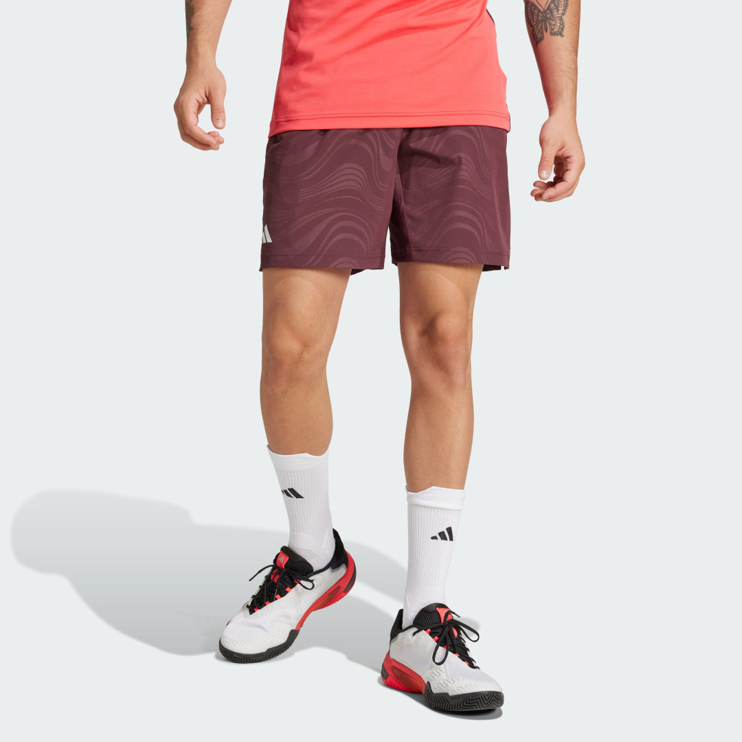 Къси панталони adidas Performance 7-Inch Ergo Climacool Tennis Shorts Лилаво | JL8667, 0
