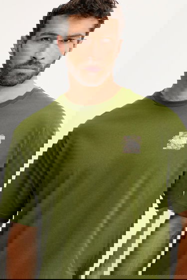 Тениска The North Face Connected Relaxed Graphic T-shirt Зелено | NF0A8EGWBRI1, 3