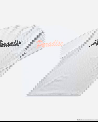 Тениска WACKO MARIA Washed Heavy Weight Paradise T-Shirt Бяло | 25FW-WMT-WT10 WHITE, 2