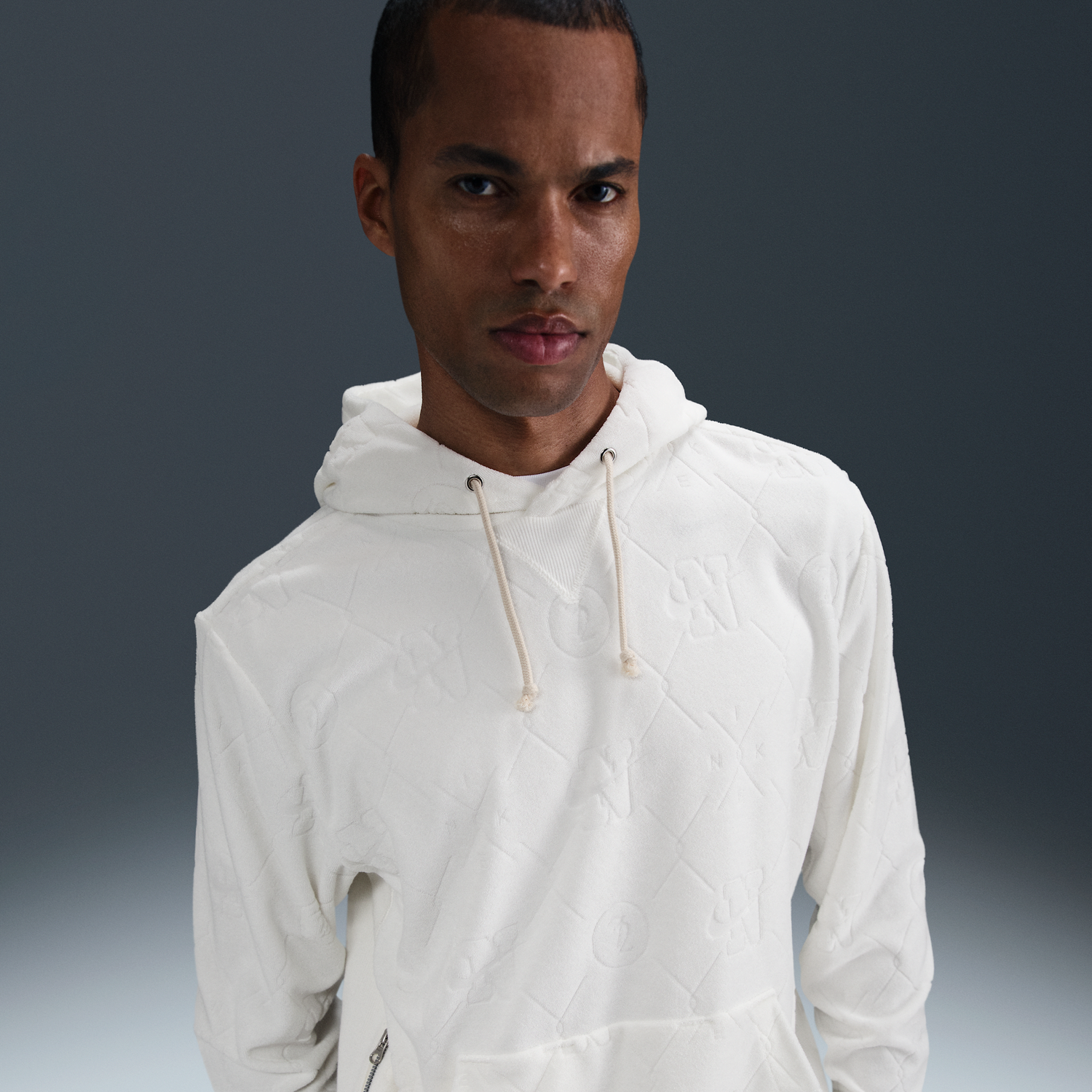 Суитчър Nike Standard Issue Dri-FIT Basketball Hoodie Бяло | HJ4223-133, 1
