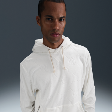 Суитчър Nike Standard Issue Dri-FIT Basketball Hoodie Бяло | HJ4223-133, 1