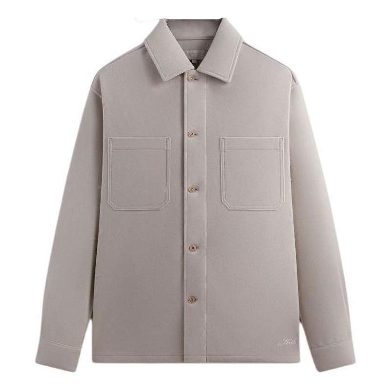 Риза KITH KITH Felted Jersey Ace Buttondown Shirt Бежово | KHM031819-205, 0