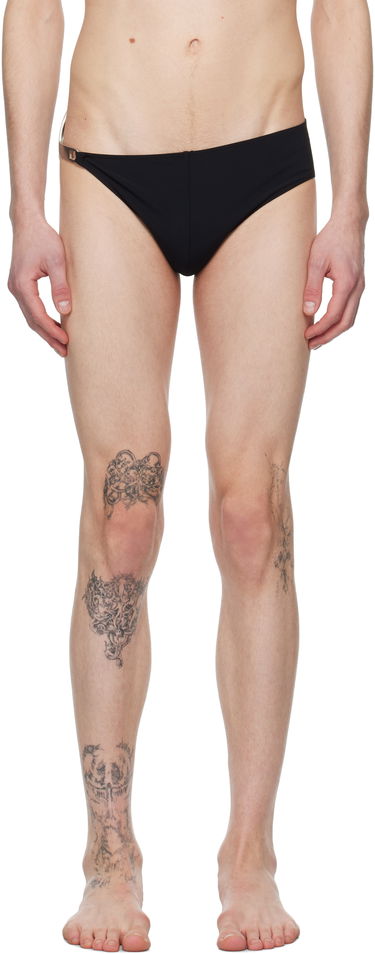 Бански Rick Owens Rick Owens Hollywood Hydra Swim Briefs Черно | RU01E5013 NSB, 0