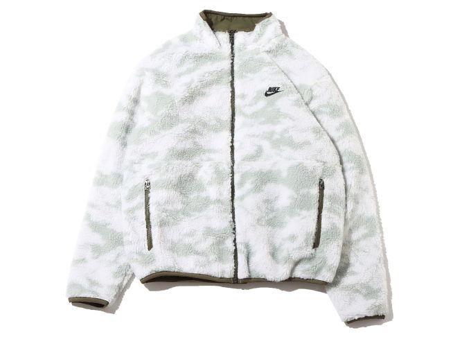 Яке Nike Sportswear Club Fleece Plus Reversible Winterized Top Jacket Medium Olive/Black Бяло | DQ4885-222