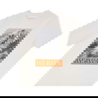 Тениска HERON PRESTON Graphic Print T-Shirt Бяло | HMAA032C99JER0030110, 1