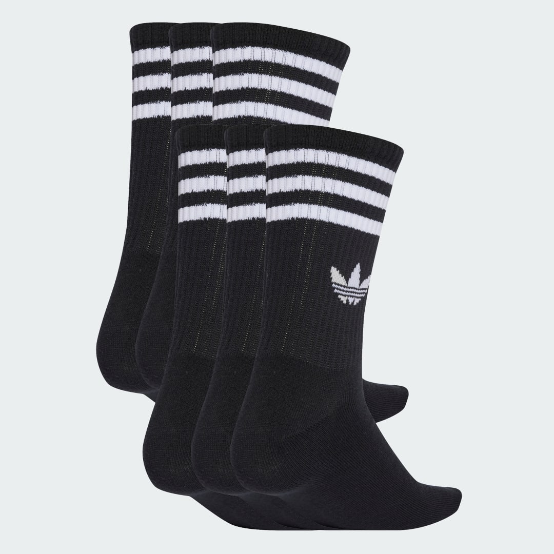 Чорапи adidas Performance 3-Stripes Crew Socks - 6 Pairs Черно | JV7411, 0
