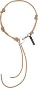 Our Legacy Udon Ladon Suede Necklace