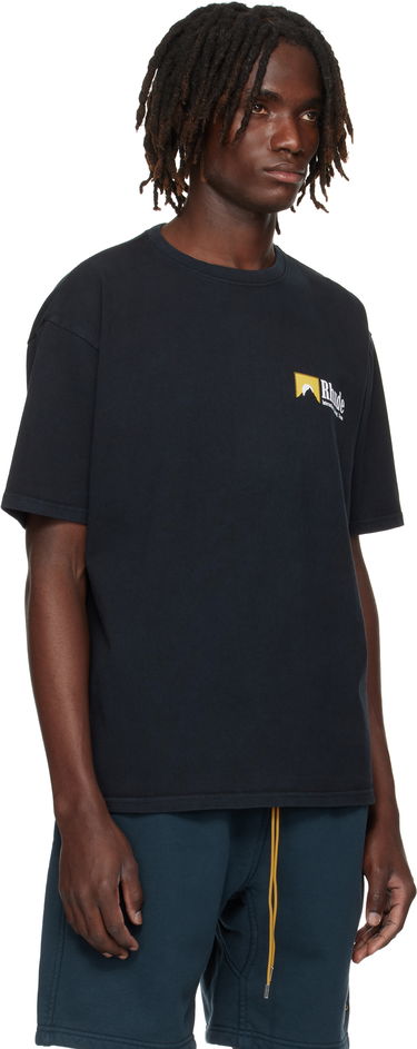 Тениска Rhude Rhude 'International Racing' Logo T-Shirt Черно | RHPF25TT10012, 4