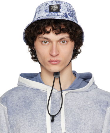 Шапка Stone Island Stone Island Pigment Stretch-TC Bucket Hat Синьо | K1S15 9100013 S0143, 0