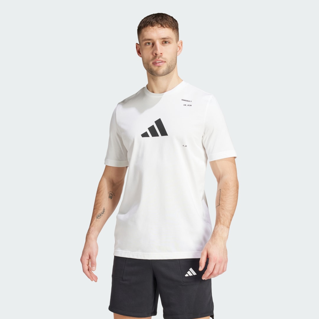 Тениска adidas Performance Handball Category Graphic Бяло | IY2447, 0