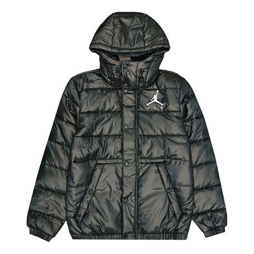 Пухо яке Jordan Jordan Sports Warm Hooded Padded Jacket Черно | CQ4698-010