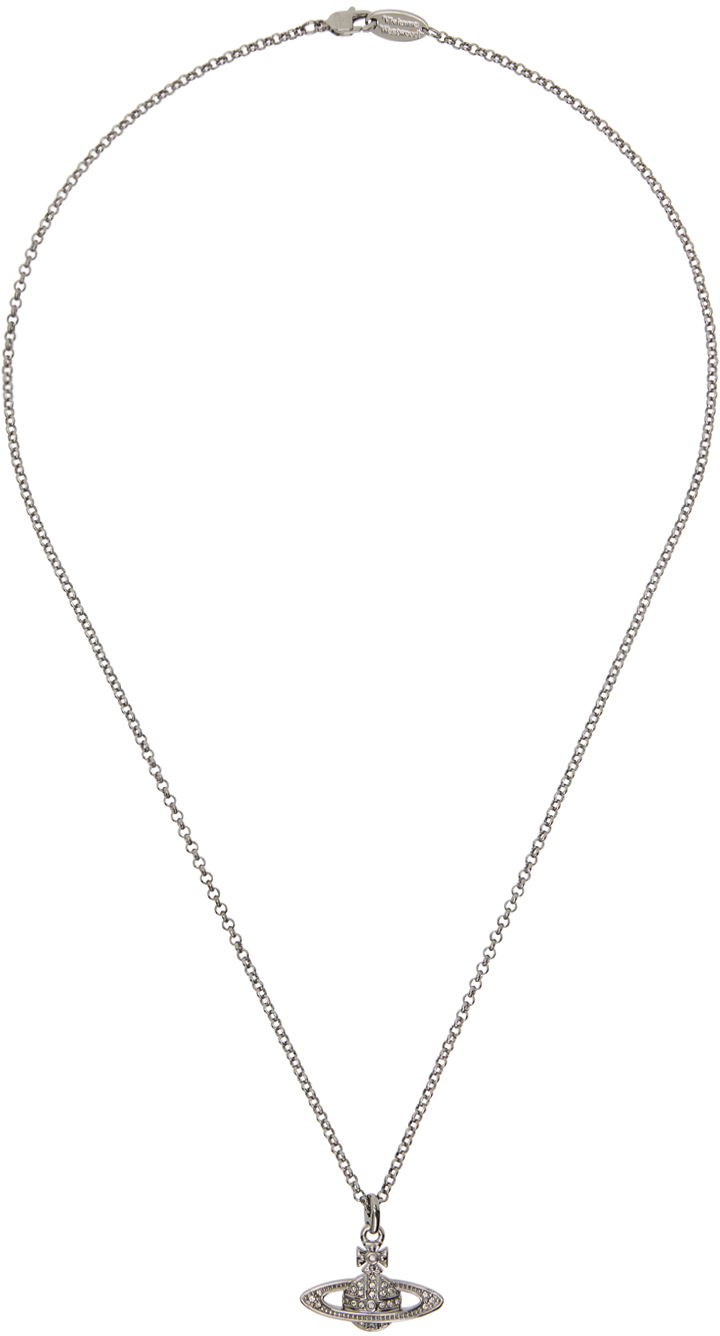 Колие Vivienne Westwood Vivienne Westwood Mini Bas Relief Pendant Necklace Металик | 63020104-02S108-CN, 0