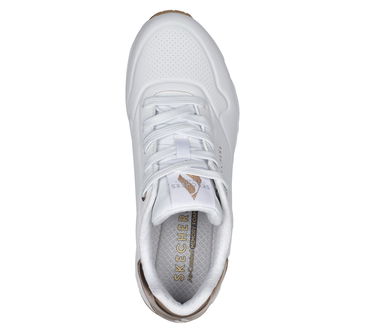 Кецове и обувки Skechers Uno Бяло | 177094-WHT, 5